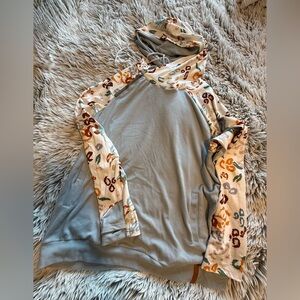 Floral Sleeve Women's Top